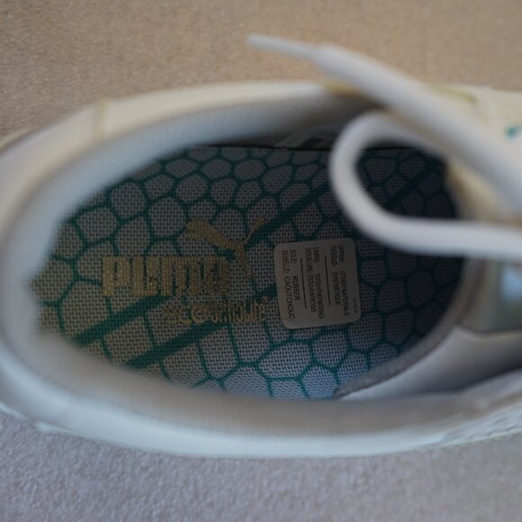 Puma Women's Biofusion Golf Shoes White/Silver Metallic/Aqua Splash, 8.5 M - Picture 16 of 16